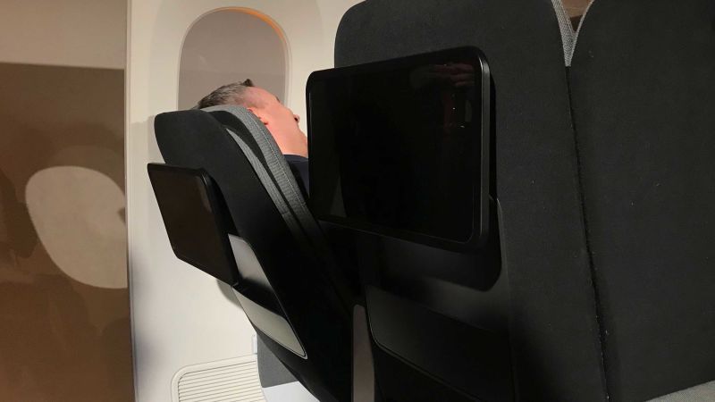 New Airplane Seat Design Will Make It Easier To Sleep In Economy | CNN