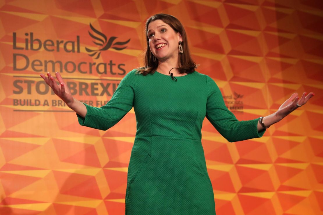 Swinson hopes to peel off pro-remain Conservative and Labour voters.