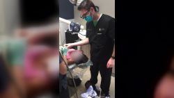 dentist riding hoverboard