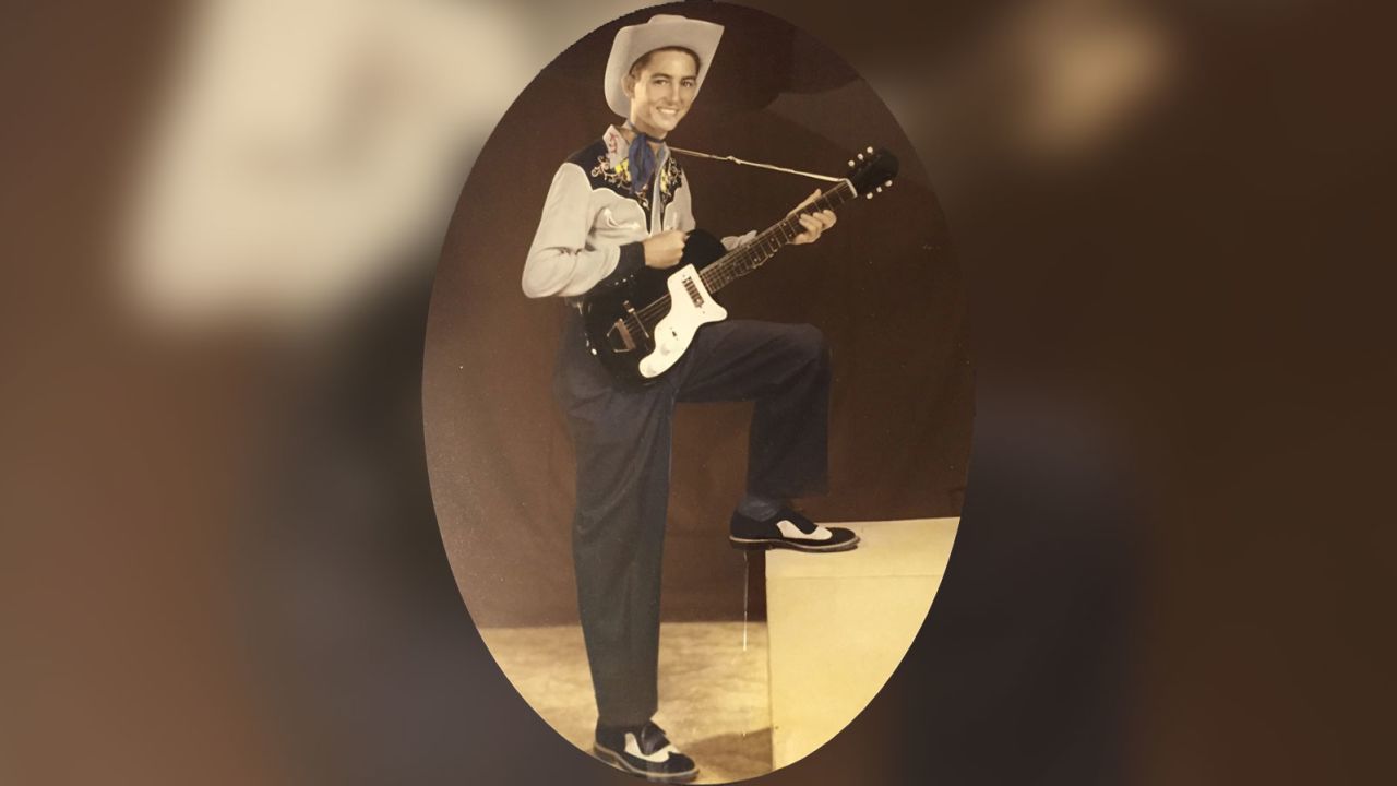 In his youth, Gondesen played in a country band. His 1965 country Christmas tune, "Christmas Is Here," stayed largely obscure until this week.