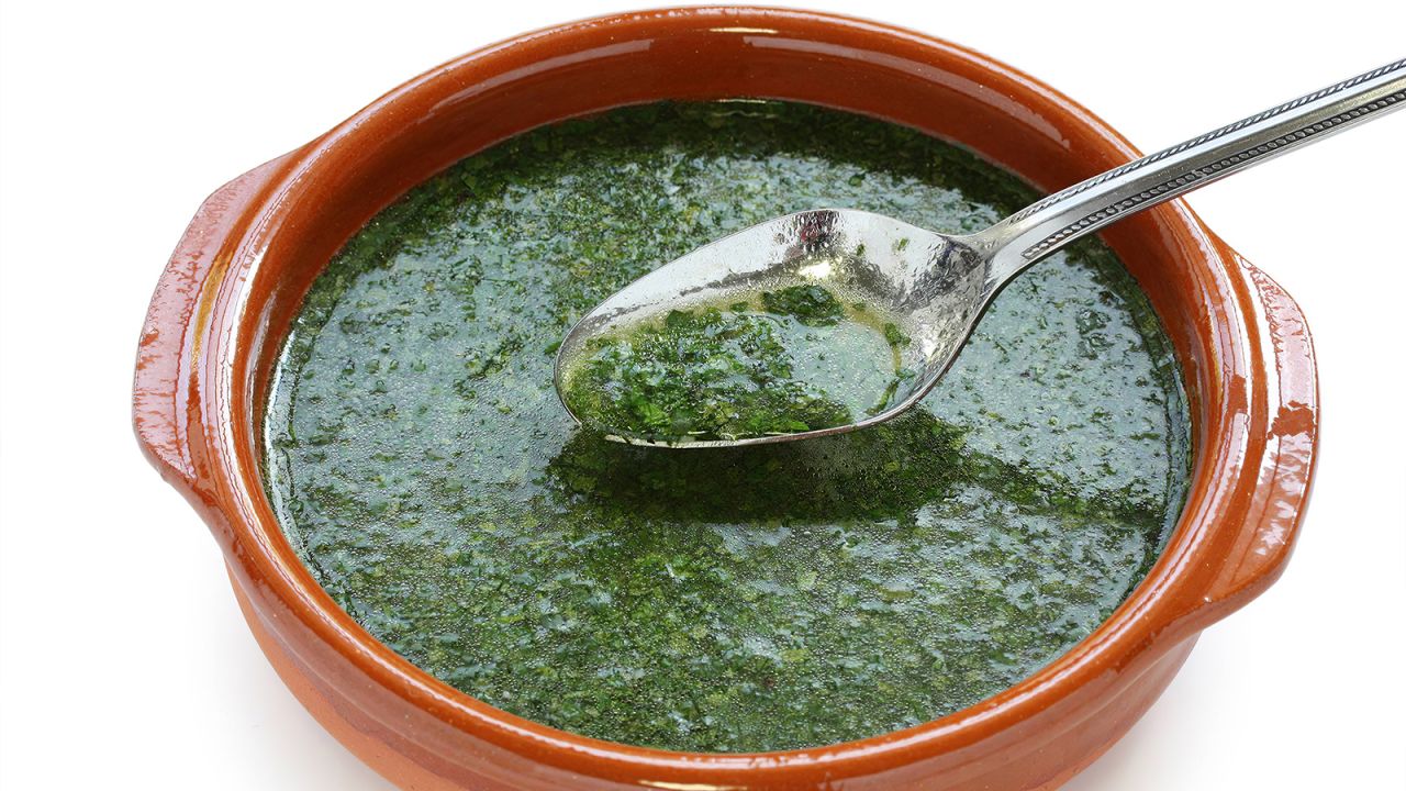 <strong>Molokhiya: </strong>One of Egypt's national dishes, this green soup is said to be depicted on tomb paintings as a meal good enough only for pharaoh.