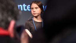 Swedish climate activist Greta Thunberg held a press conference in Madrid at the COP25 summit.