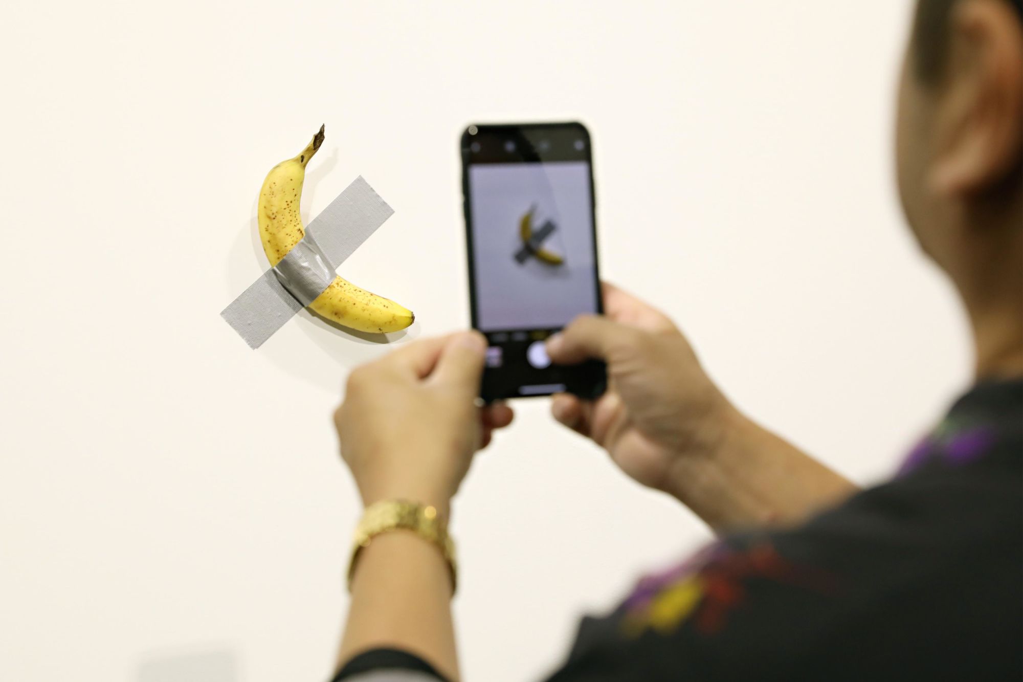 art basel banana camilo