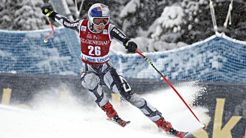Ester Ledecka won a World Cup downhill at Lake Louise.