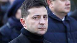 KIEV, UKRAINE - 2019/11/23: Ukrainian President, Volodymyr Zelensky seen during the event.
Ukrainians mark the 86th anniversary of the Great famine or the Holodomor of 1932-33. The Holodomor was a famine in Soviet Ukraine in 1932 and 1933 that killed millions of Ukrainians. Since 2006, the Holodomor has been recognized by Ukraine and 15 other countries as a genocide of the Ukrainian people carried out by the Soviet government. (Photo by Pavlo Gonchar/SOPA Images/LightRocket via Getty Images)
