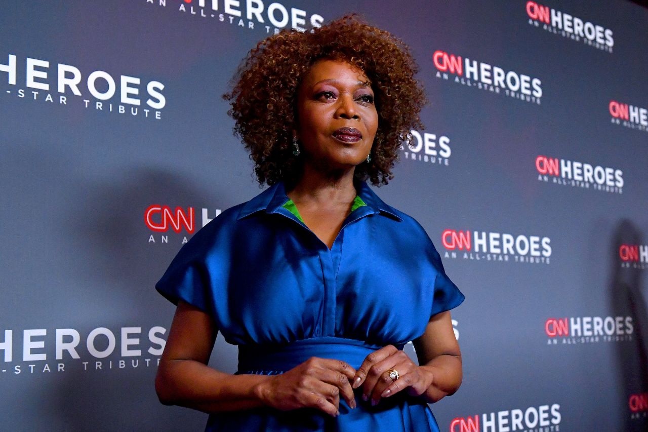 Actress Alfre Woodard arrives for CNN Heroes: An All-Star Tribute at the American Museum of Natural History. Woodard is a presenter at the event.
