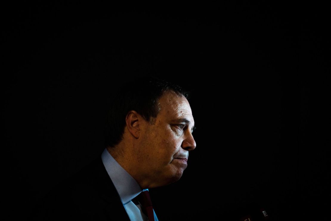 DUP deputy leader Nigel Dodds at the party's manifesto launch.