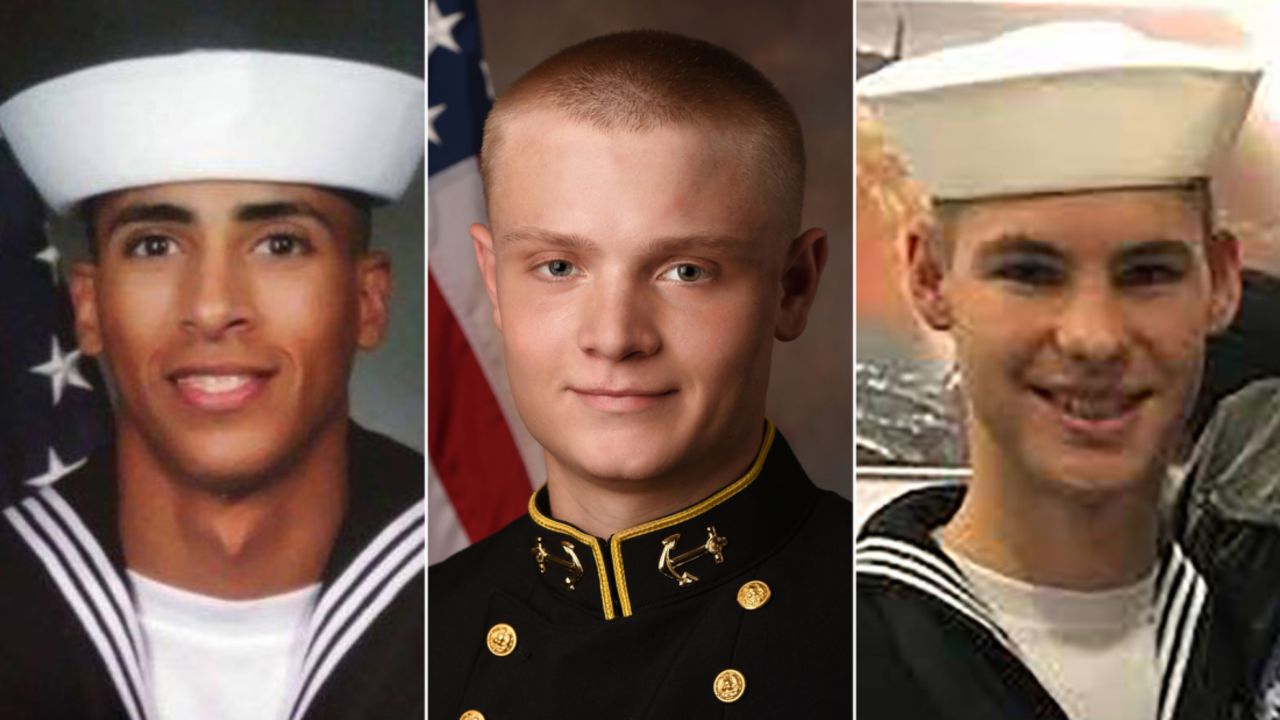 Shamrani's victims: Airman Mohammed Sameh Haitham, Ensign Joshua Kaleb Watson and Airman Apprentice Cameron Scott Walters.