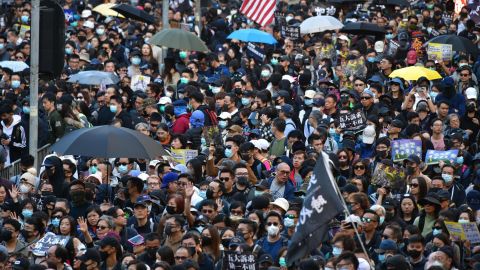 Protesters gather for what organizers hope will be one of the largest demonstrations since the movement began in June.