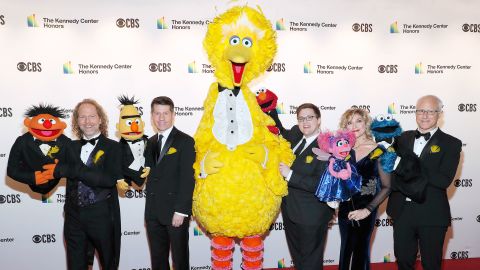 Sesame Street characters (L-R) Ernie, Bert, Big Bird, Elmo, Abby Cadabby and Cookie Monster attend the 42nd Annual Kennedy Center Honors at Kennedy Center Hall of States on December 08, 2019 in Washington, DC.