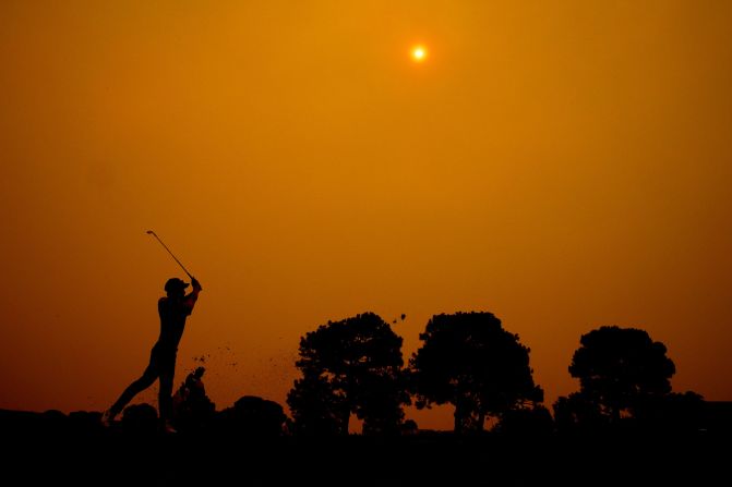 Min Woo Lee of Australia plays during the 2019 Australian Golf Open on Thursday, December 5, in Sydney, Australia.