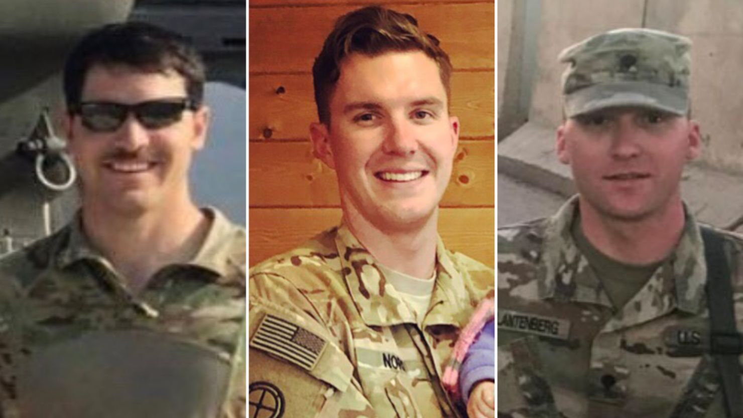 All three soldiers had returned in May from a nine-month deployment in the Middle East