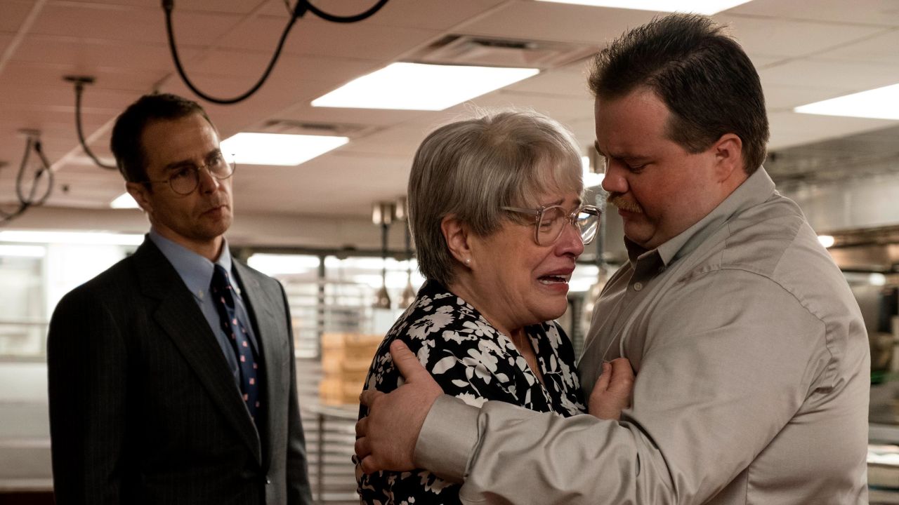 Sam Rockwell, Kathy Bates and Paul Walter Hauser in 'Richard Jewell'