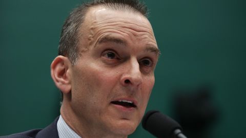 CEO of the United States Anti-Doping Agency Travis Tygart testifies during a hearing before the Oversight and Investigations Subcommittee of House Energy and Commerce Committee February 28, 2017 on Capitol Hill in Washington, DC. 
