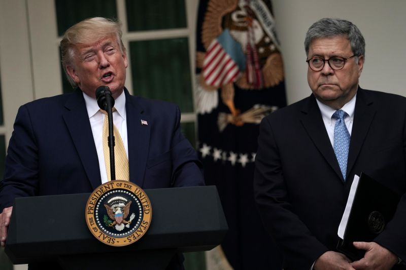 Trump Says He Has ‘total Confidence’ In Barr | CNN Politics