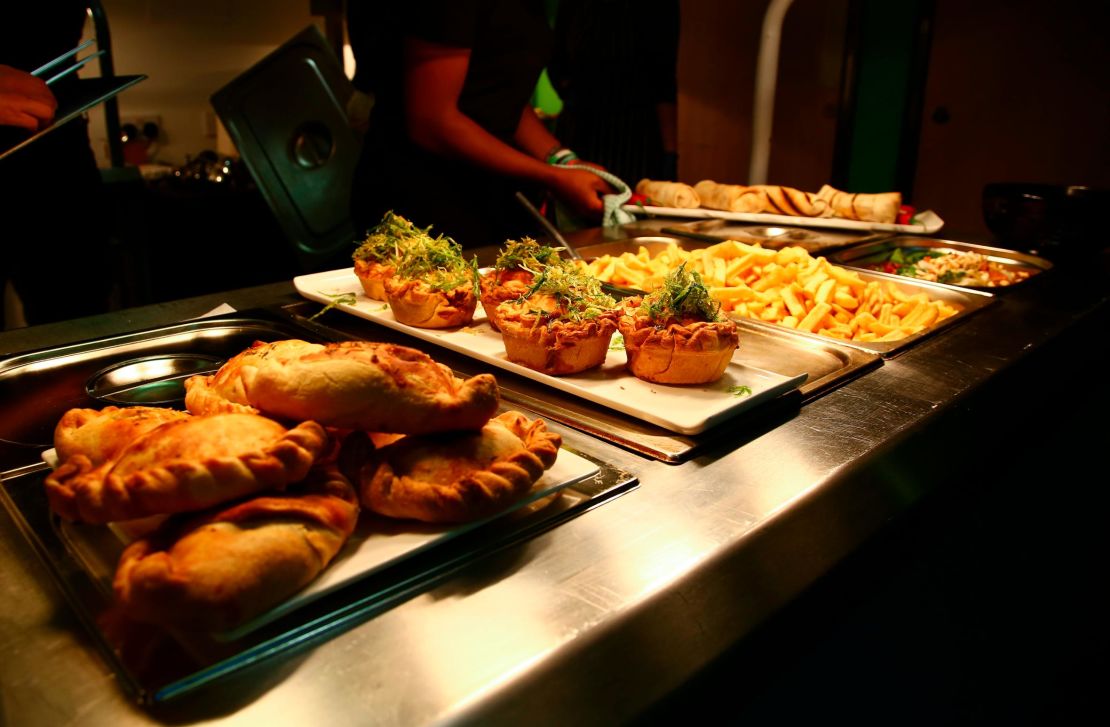 The food at Forest Green Rovers is varied and delicious. It also contains no animal products.