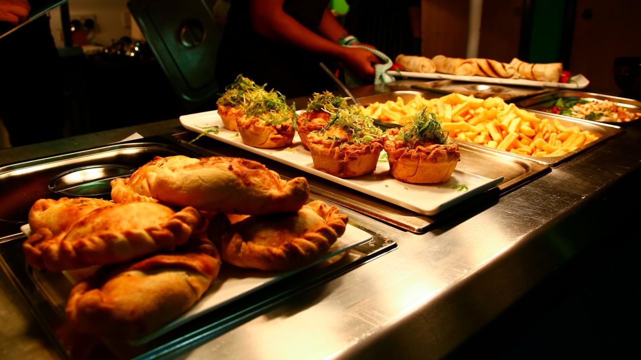 The food at Forest Green Rovers is varied and delicious. It also contains no animal products.