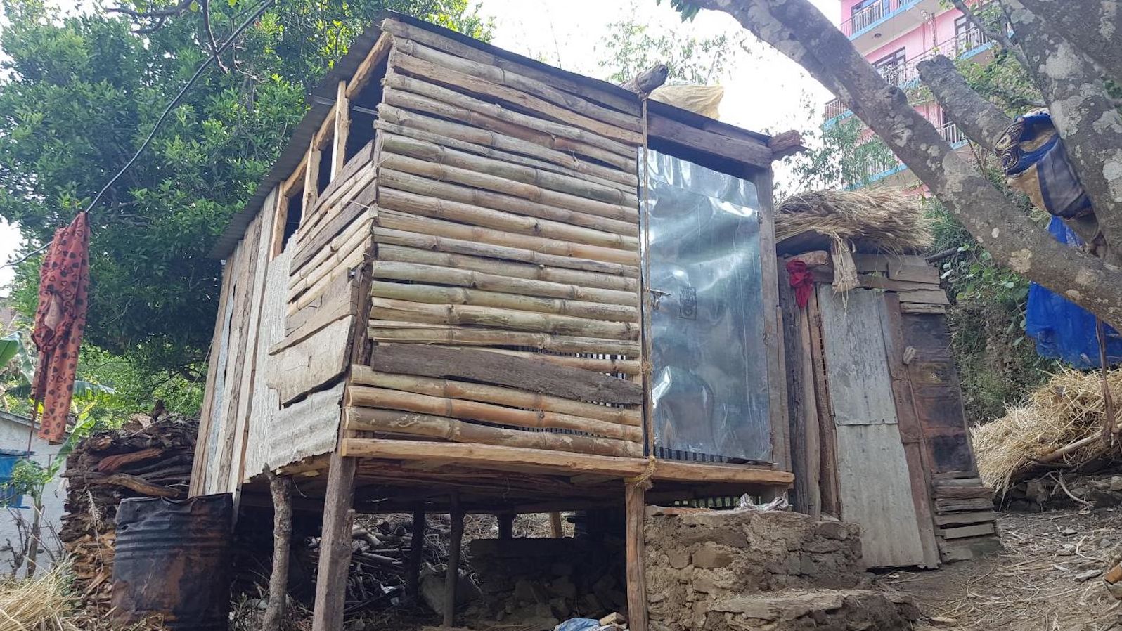 A menstruation hut in Nepal, photographed by researchers from the University of Bath.