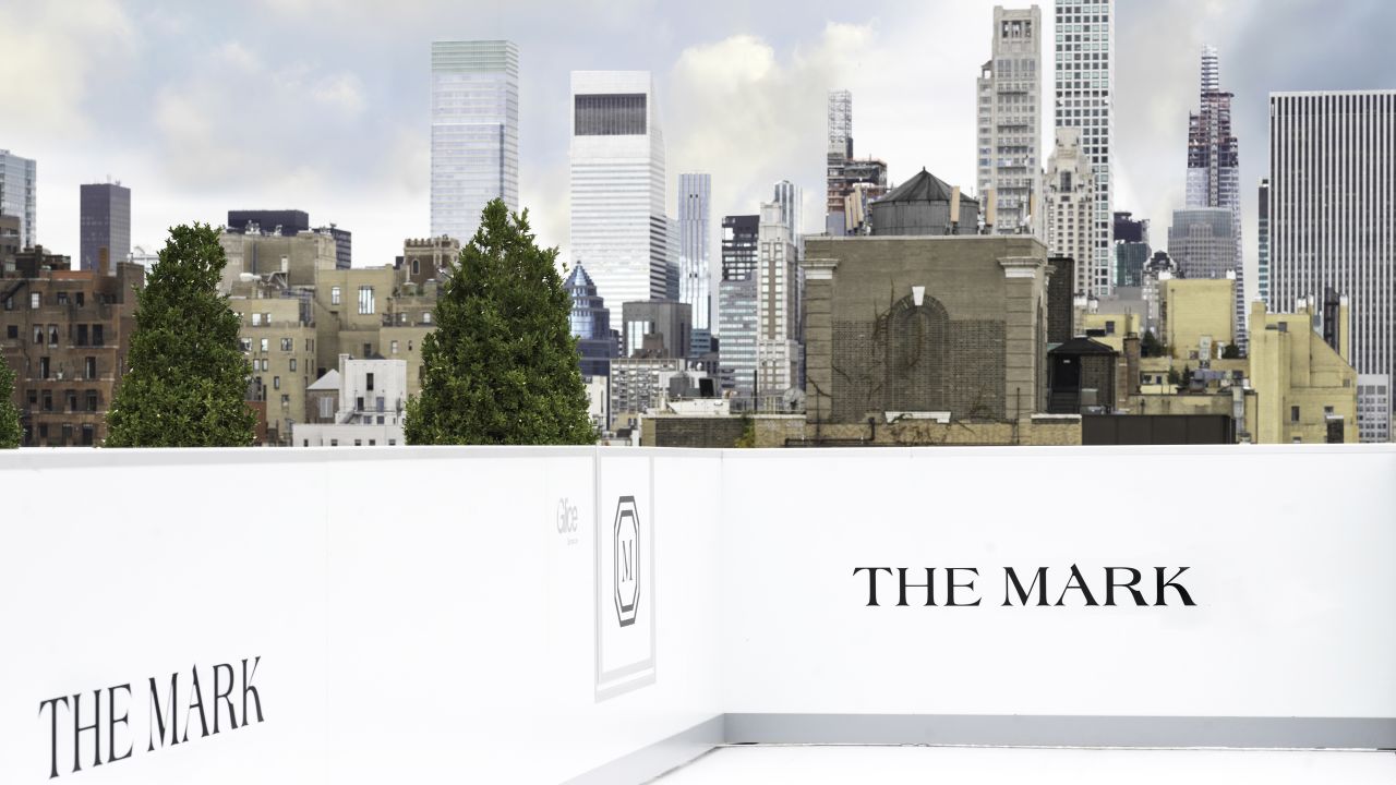 A private rooftop ice-skating rink reserved for penthouse guests is a new feature of The Mark's penthouse suite.