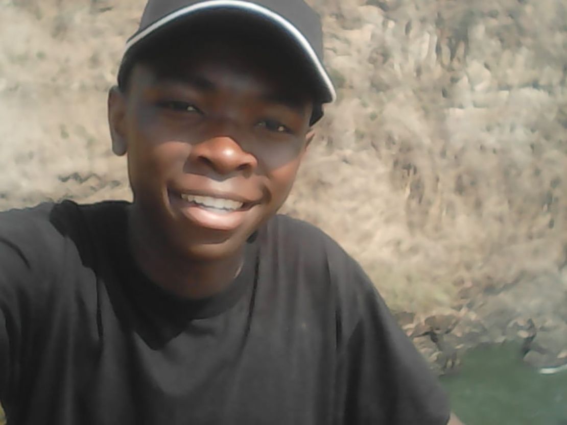Nkosi Nyathi in Victoria Falls, Zimbabwe.