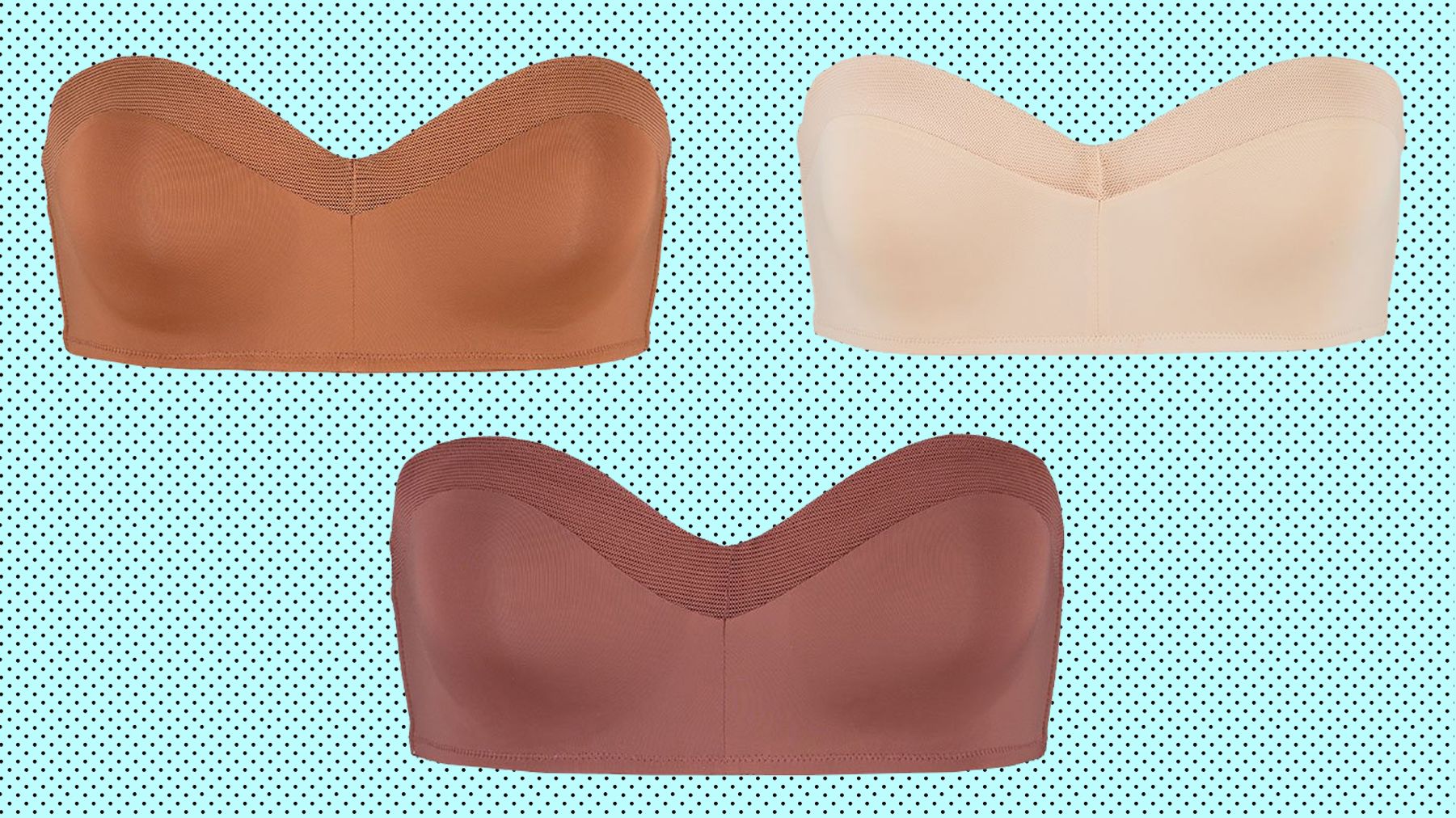 The No-Wire Strapless: Jet Black  Best strapless bra, Wear lively,  Wireless strapless bra