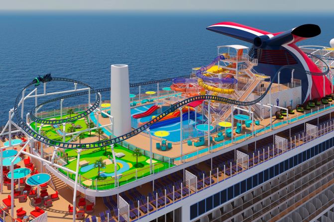 <strong>Mardi Gras: </strong>The Carnival Cruise ship will be the first ship sailing North America to be powered by LNG -- liquefied natural gas for greener energy.