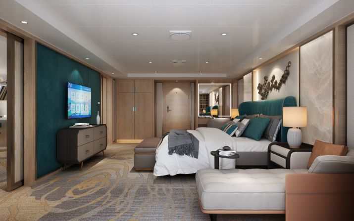 <strong>Roomy spaces:</strong> The smallest staterooms clock in at an impressive 275 square feet.