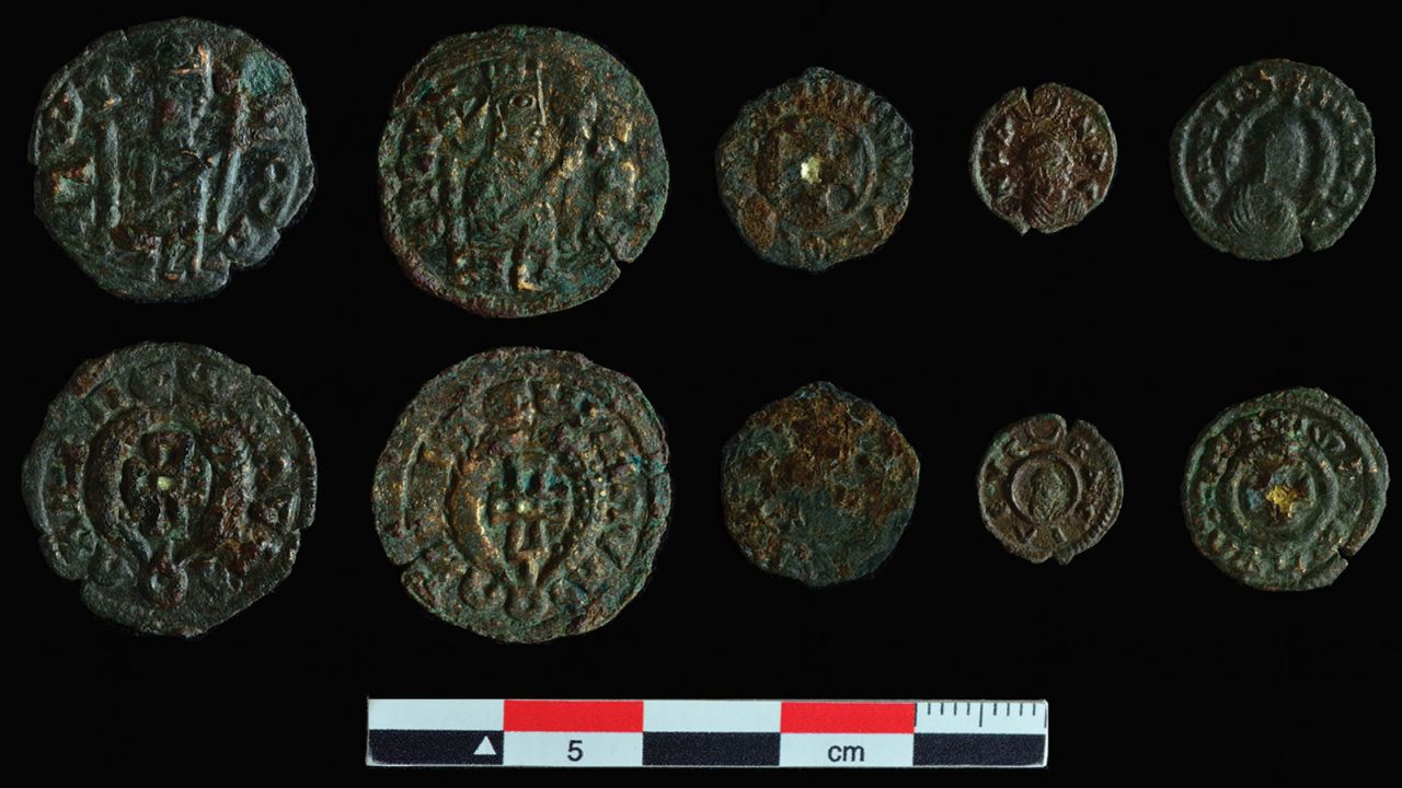 Coins from Beta Samati featuring different Aksumite kings.