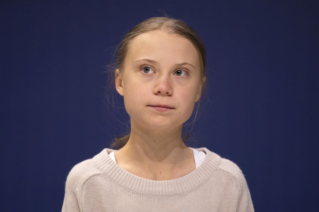 Swedish environmental activist Greta Thunberg attends the COP25 climate conference on December 10, 2019 in Madrid.