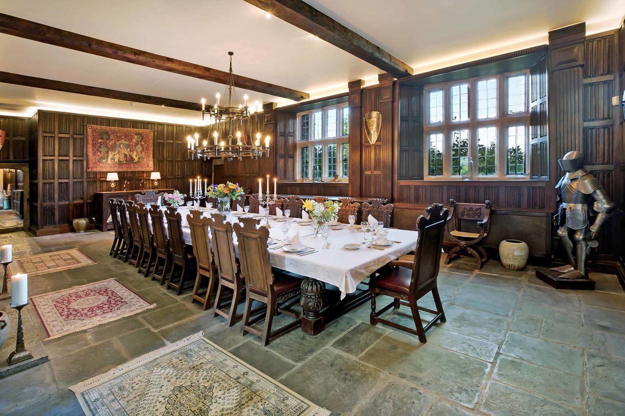 Canonteign Manor in Exeter, southwest England, is 400 years old and has ten bedrooms over 11,000 square feet.