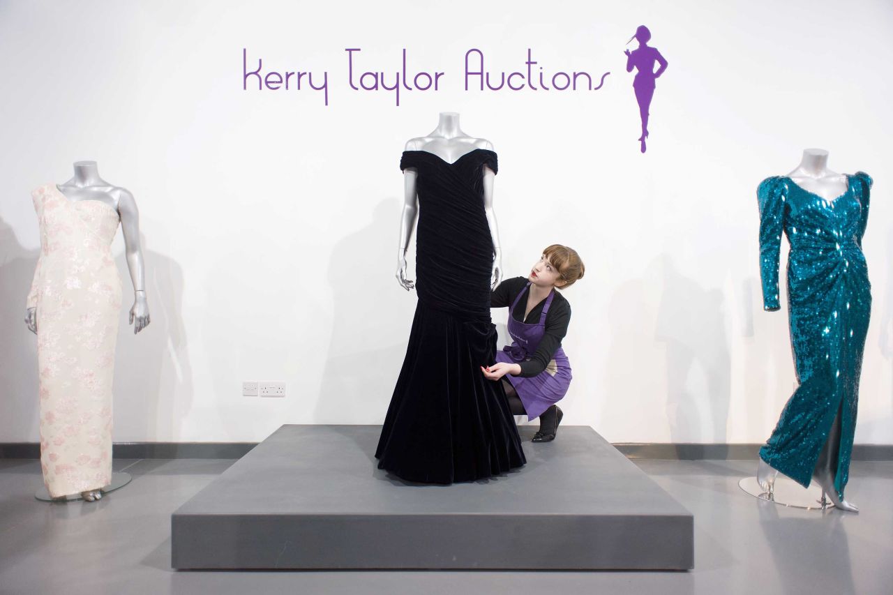 The dress will soon form part of the Royal Ceremonial Dress Collection at Historic Royal Palaces.