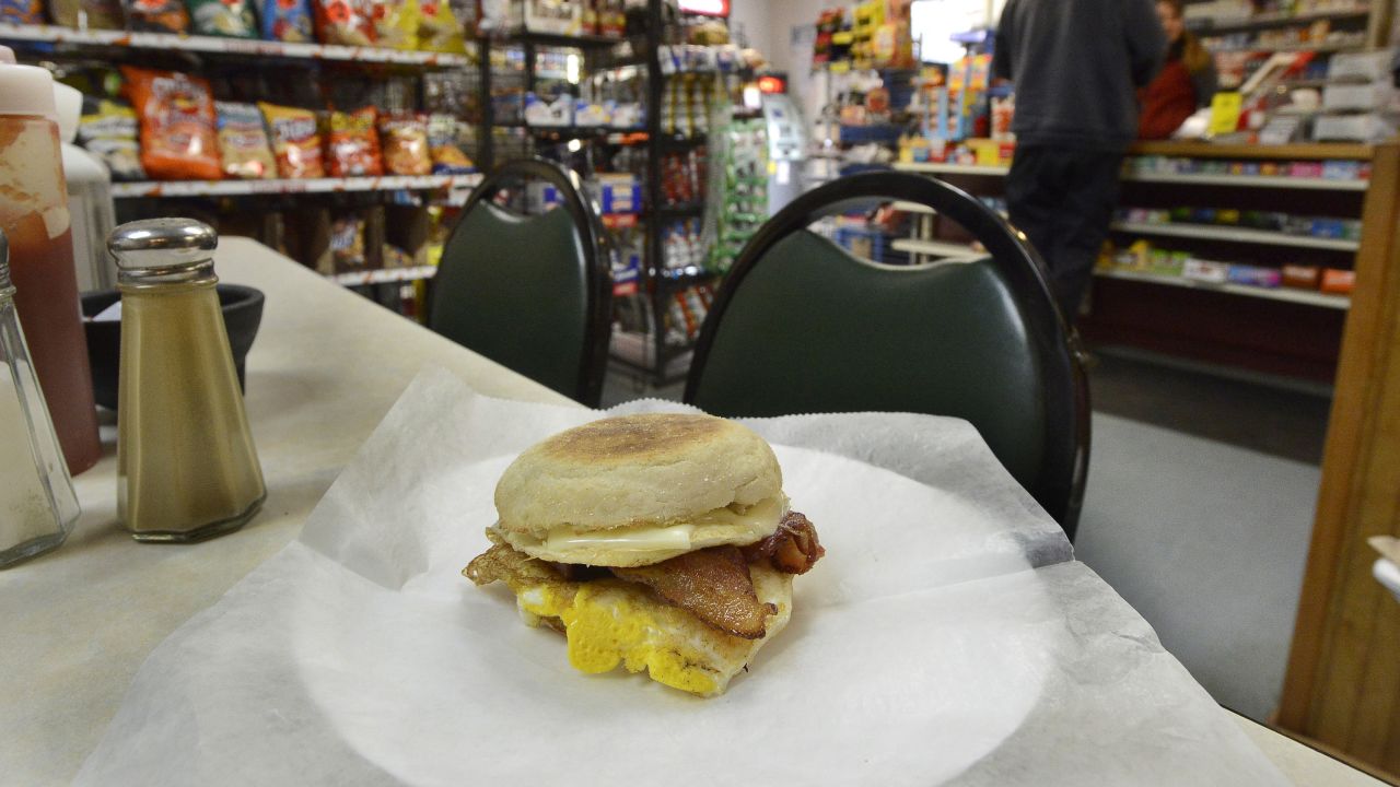 <strong>Bacon, egg and cheese sandwich in New York City: </strong>The bodega original can't be beat. The only variable is whether or not you want to dress it with ketchup.