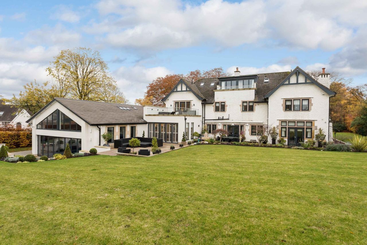 This seven-bedroom home in the village of Prestbury, Cheshire, has been on the market since 2018.