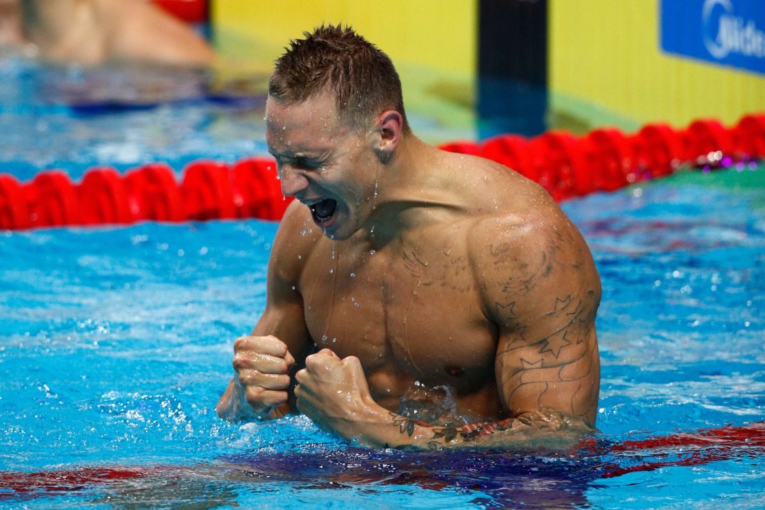 Caeleb Dressel won seven gold medals at the 2017 World Championships.