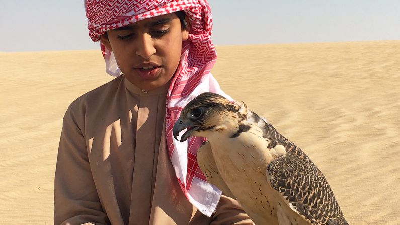 <strong>Hunting with falcons:</strong> Hunting is part of the United Arab Emirates' Bedouin heritage, and the practice lives on in the modern era. 
