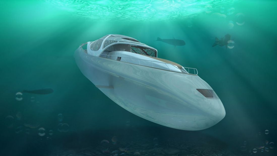 <strong>Carapace: </strong>According to Italian-based naval architect Elena Nappi, who devised the concept, it can submerge to a depth of 985 feet for up to 10 days at a time.