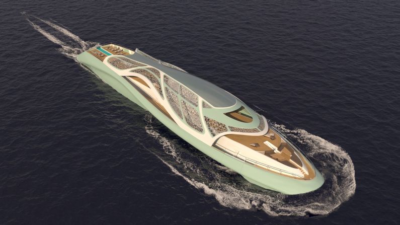 <strong>Innovative design: </strong>Renderings of new hybrid vessel concept Carapace, which can operate on both the surface of the sea and underwater.