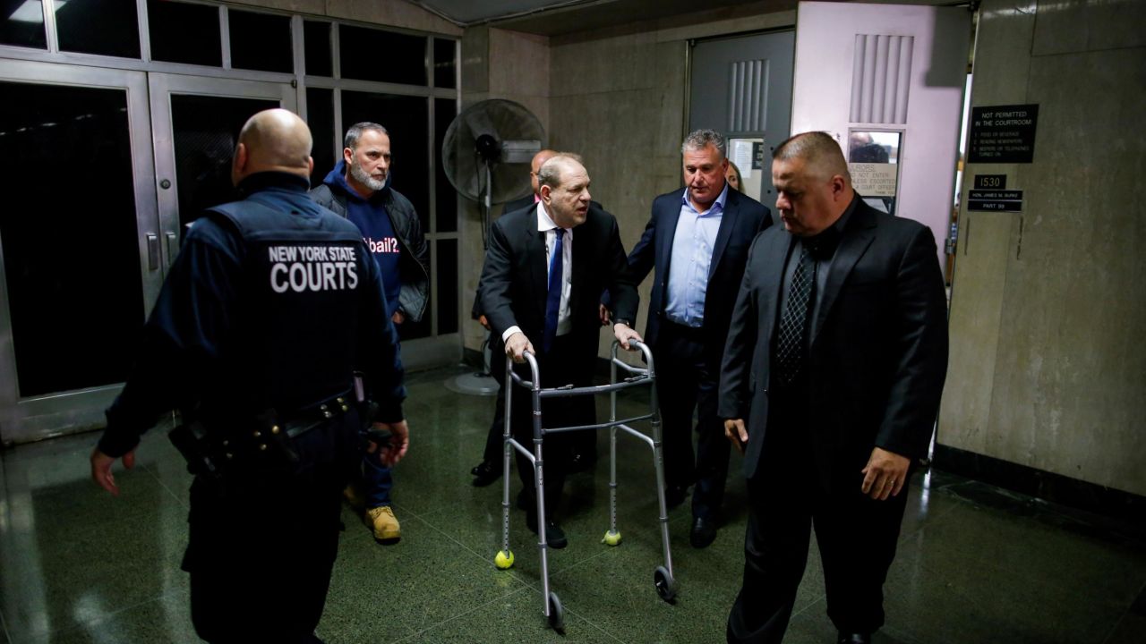 Harvey Weinstein at his most recent court appearance on Dec. 11, 2019.