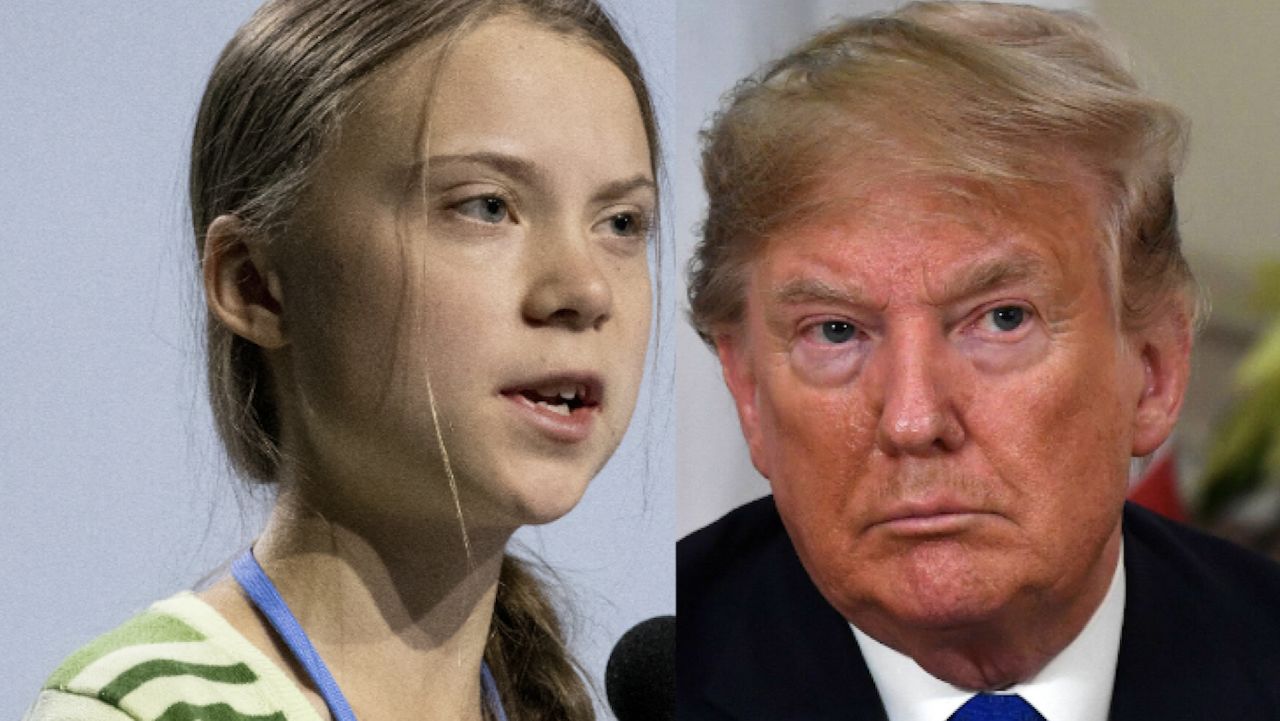 trump thunberg split