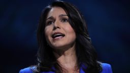 Democratic presidential cadidate U.S. Rep. Tulsi Gabbard (D-HI) speaks during the California Democrats 2019 State Convention at the Moscone Center on June 01, 2019 in San Francisco, California. 