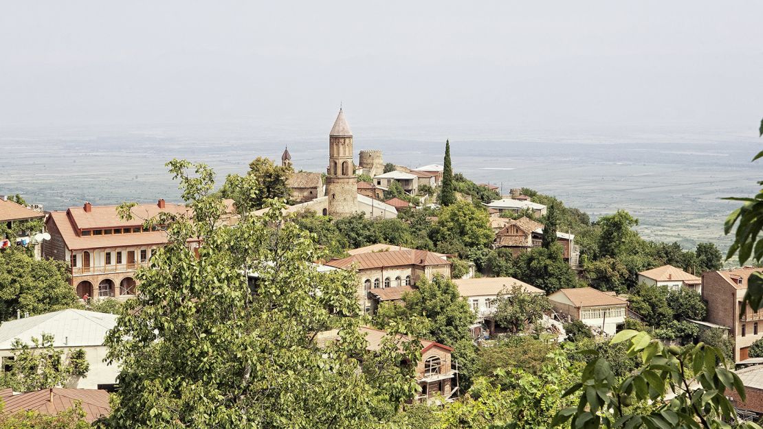 Located in Georgia's Kakheti region, Sighnaghi is known for its wine.