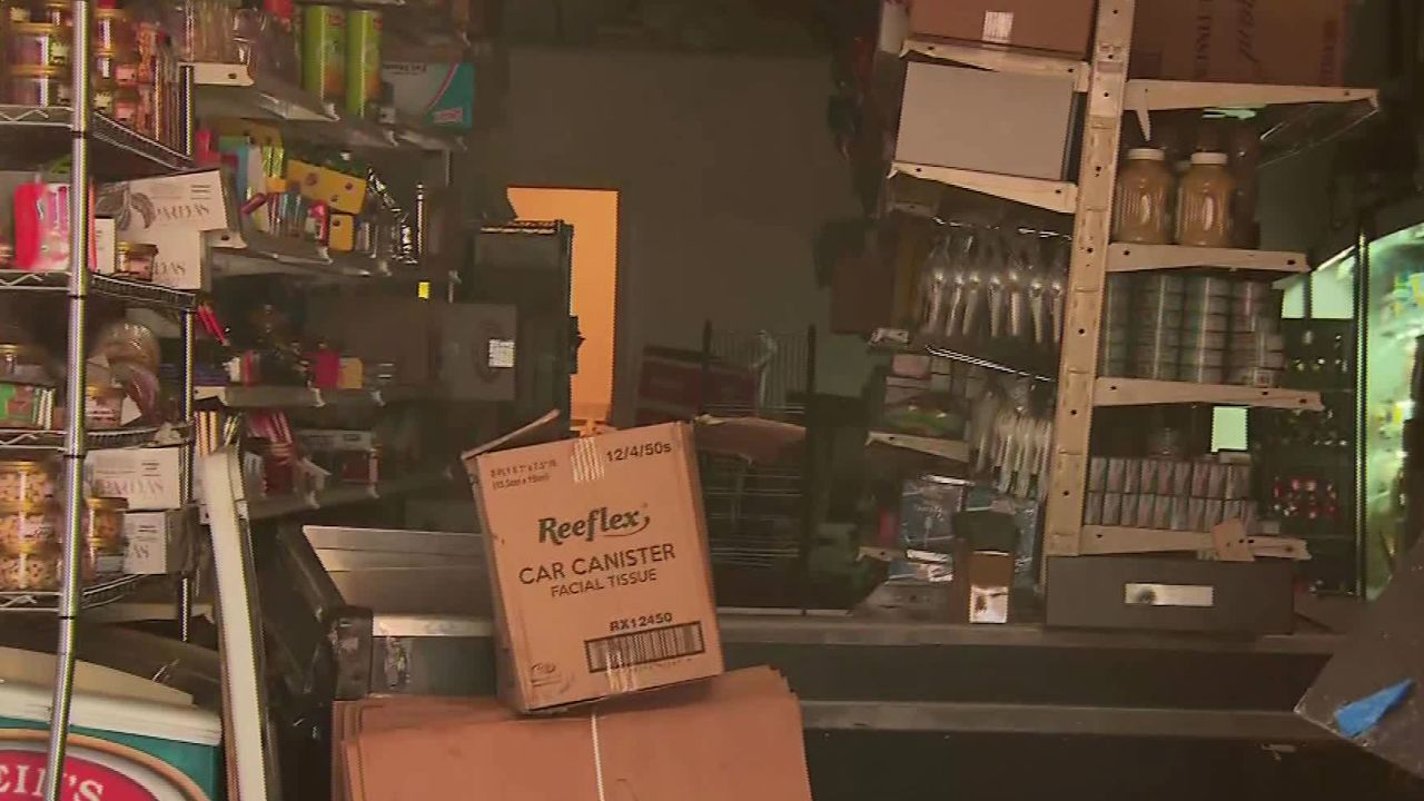 The inside of a kosher market targeted by the shooters was disheveled days after the attack.