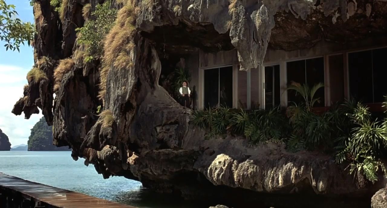 Scaramanga's hideout in "The Man with the Golden Gun."