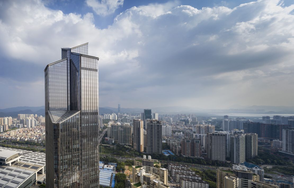 The Ping An Finance Center South in Shenzhen, a Chinese city that bucked the national trend to complete 15 new buildings measuring 200 meters or above.