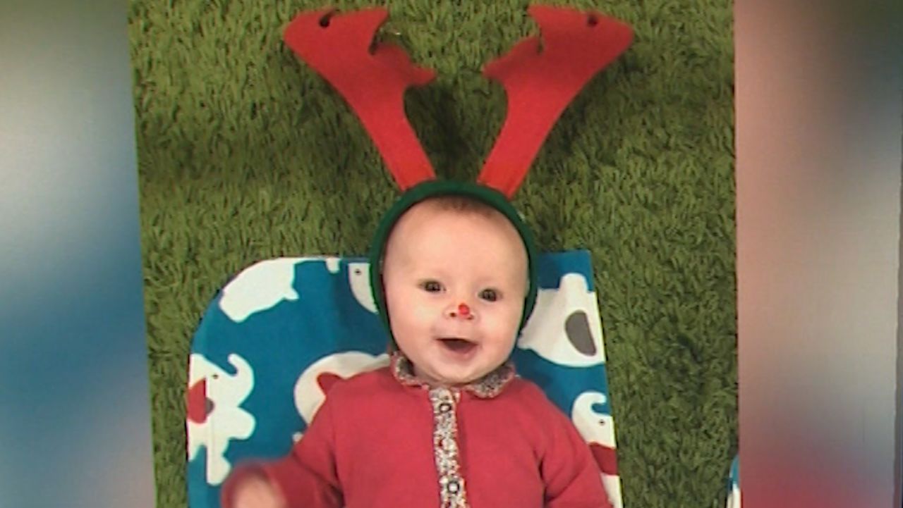 Deaf baby xmas outfit