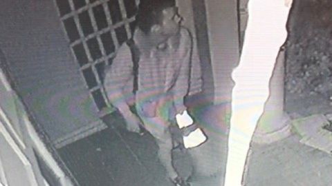Police are looking for a white male suspect between 20-25 years old.