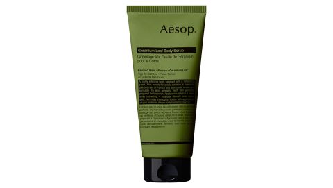 <a href="https://click.linksynergy.com/deeplink?id=Fr/49/7rhGg&mid=1237&u1=1216zodiac&murl=https%3A%2F%2Fshop.nordstrom.com%2Fs%2Faesop-geranium-leaf-body-scrub%2F4365911%2Ffull" target="_blank" target="_blank"><strong>Aesop Geranium Leaf Body Scrub ($37; nordstrom.com) </strong></a><br />