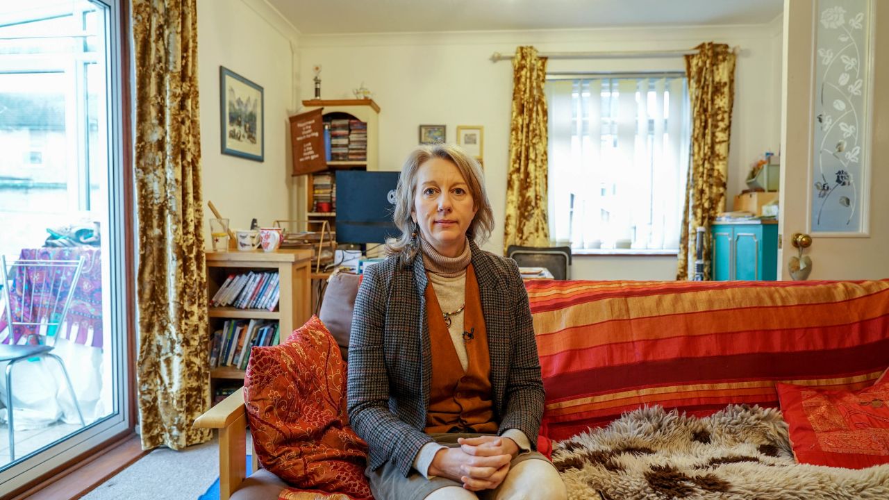 Gail Bradbrook in her home in Stroud. 
