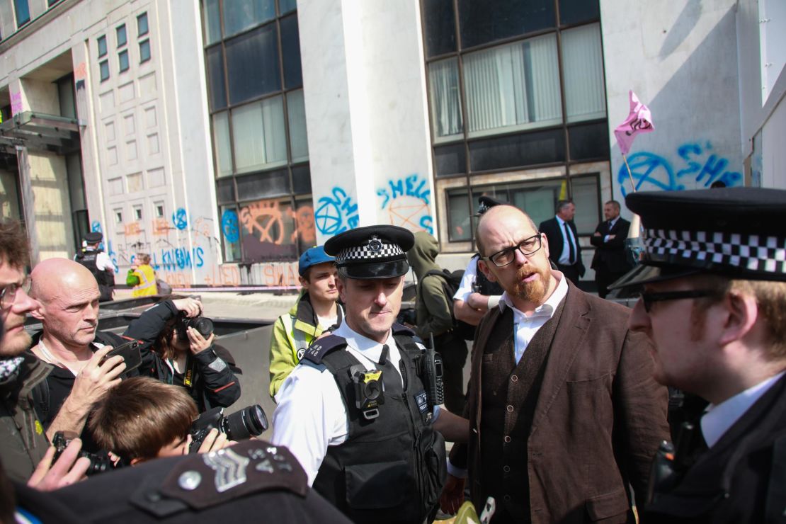 Extinction Rebellion protesters attempt to storm new BBC building in Cardiff