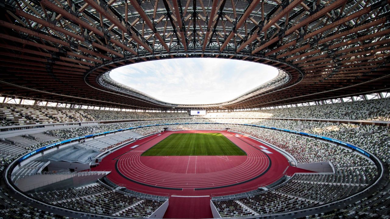 The new National Stadium will host the Tokyo 2020 Olympic Games.